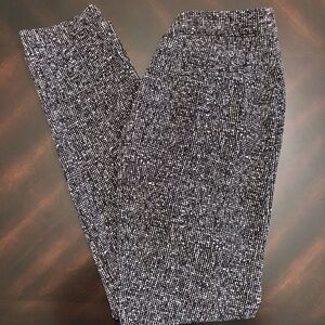 *KATHERINE BARCLAY* Cross-Hatch Trouser Pants